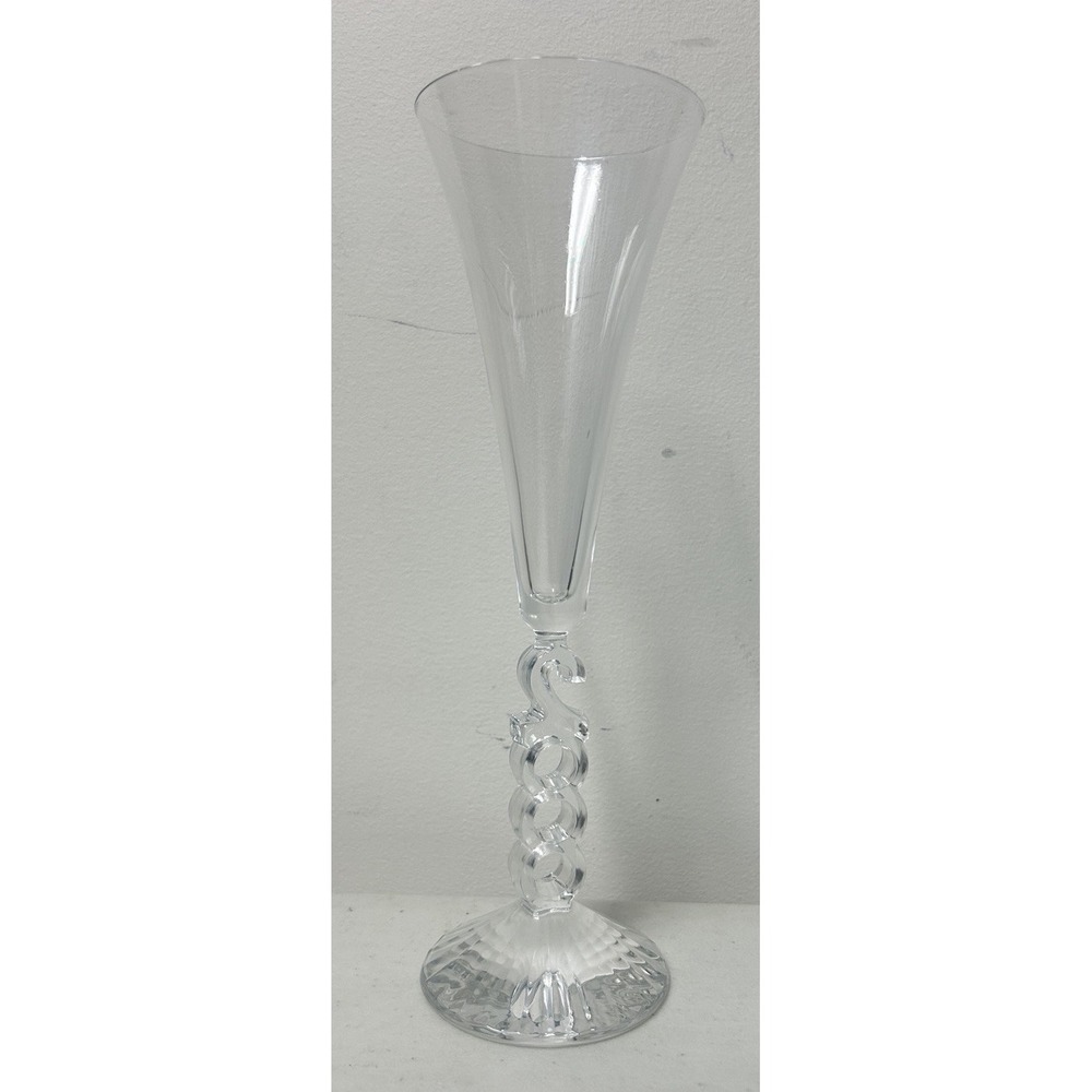 Cristal D'Arques France Crystal Millennium Champagne Flute Year 2000 Y2K